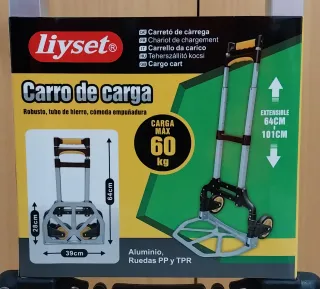 Carretilla plegable paquetería 60kg
