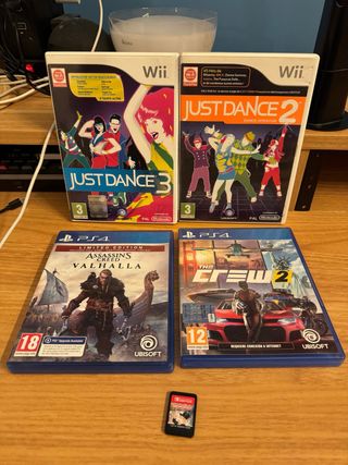 Lotto 5 giochi Wii, PS4, Switch