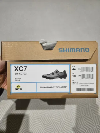 Zapatillas Shimano XC702 Talla 44 Plata/Gris