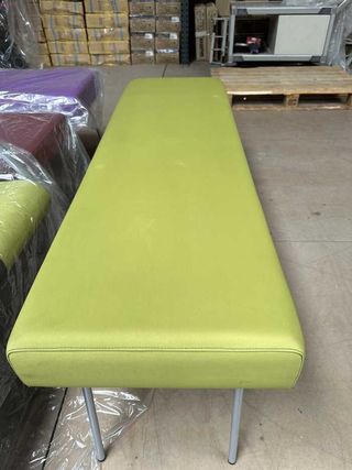 SOFA DE ESPERA BANQUETA VERDE