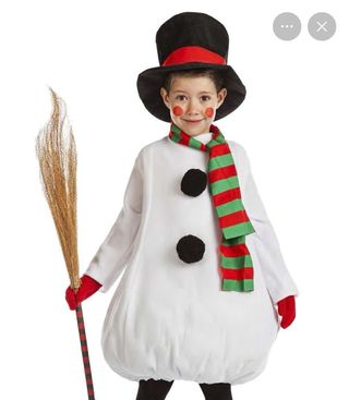Disfraz Muñeco Nieve Infantil