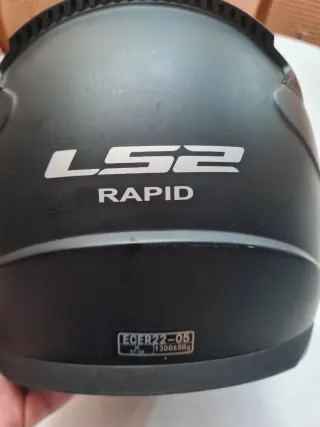 Casco Moto LS2 Negro Mate