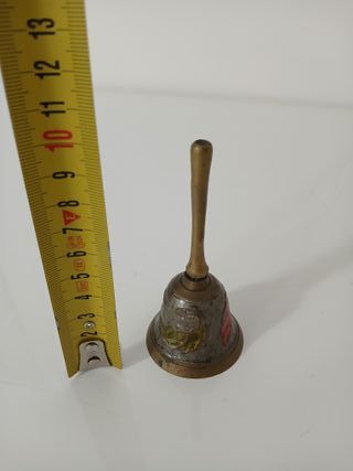 Antica Campana Campanello in Ottone Fatto a Mano V