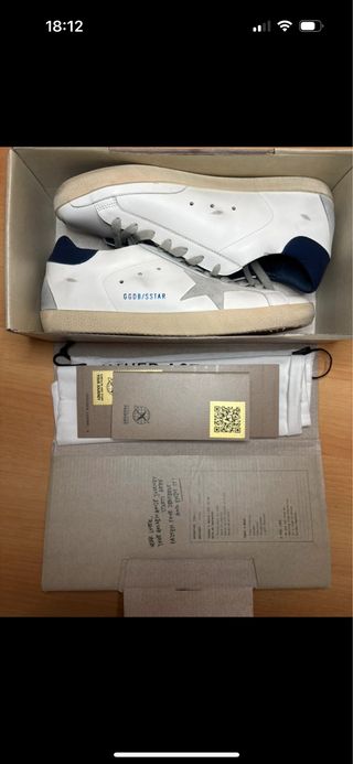 Golden Goose GGDB/SSTAR Azul Blanco