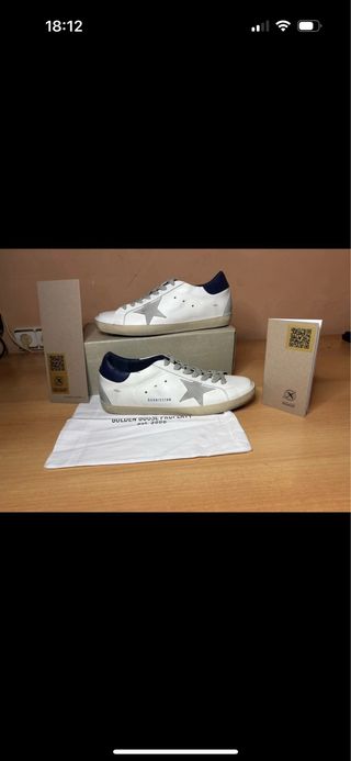 Golden Goose GGDB/SSTAR Azul Blanco