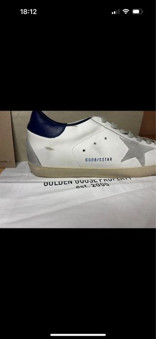 Golden Goose GGDB/SSTAR Azul Blanco