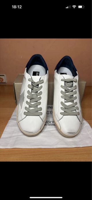 Golden Goose GGDB/SSTAR Azul Blanco