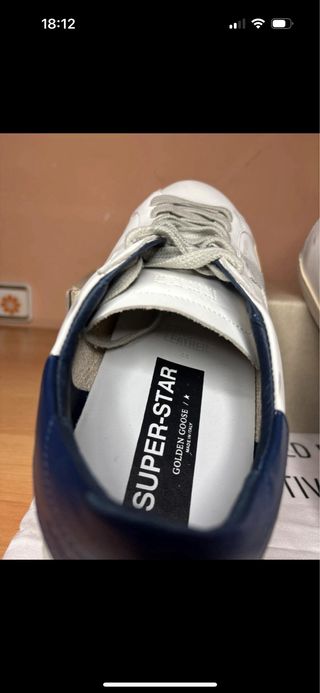 Golden Goose GGDB/SSTAR Azul Blanco