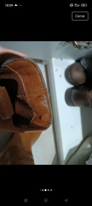 Botines tacón camel