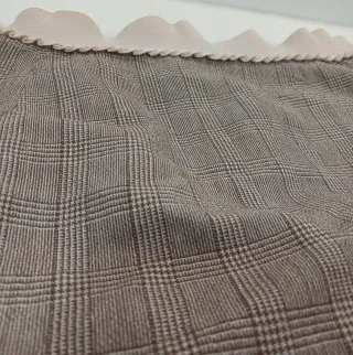 Falda Vintage Dressing Marrón y Gris