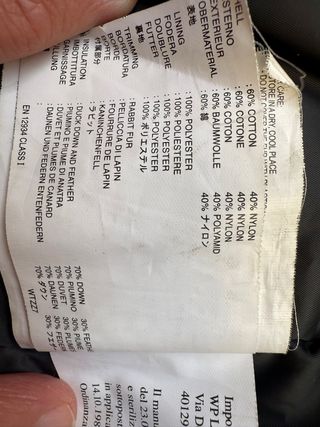 Parka Woolrich Nero Taglia XS