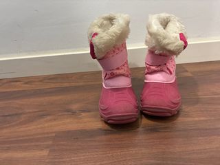 Botas Nieve Infantiles Talla 28 Rosa
