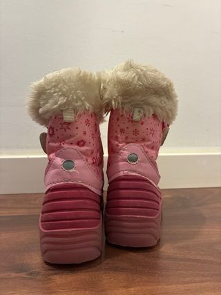 Botas Nieve Infantiles Talla 28 Rosa