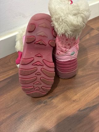 Botas Nieve Infantiles Talla 28 Rosa