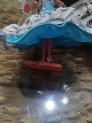 Muñeca Marin Flamenca Guitarra Abanico