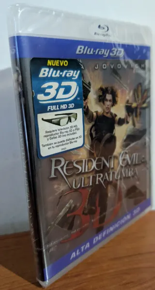Película Resident Evil Ultratumba 3D Blu-ray Nueva