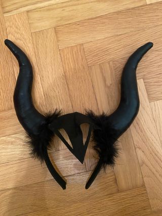 Diadema con corna Maléfica per Carnevale