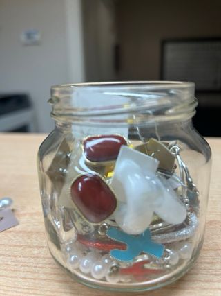 Tarro de regalo con joyas