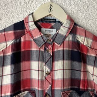 Camisa cuadros Bershka