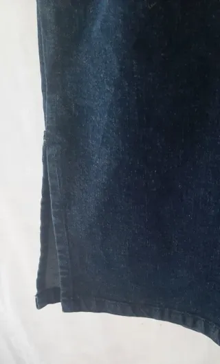 Falda vaquera midi con aberturas