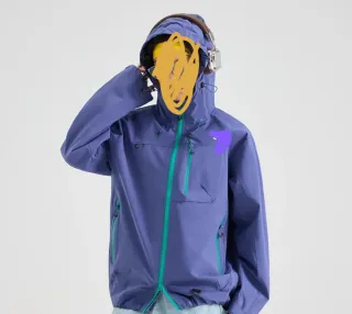 Cortavientos moda azulón/  morado