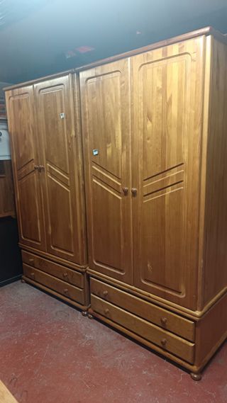 Armario Pino Macizo Provenzal 2 Puertas
