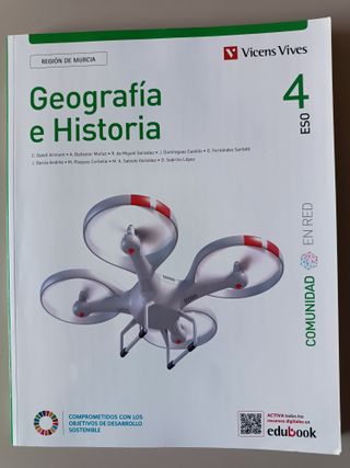 Libro SIN ESTRENAR Geografía e Historia 4 ESO