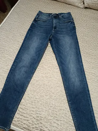 Pantalón vaquero mujer azul