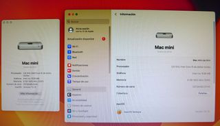 Mac Mini A1347 finales 2014 i5 8GB 1TB OS 13