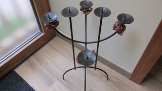 Candelabro de pie para 6 velas