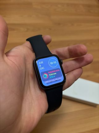 Apple Watch Negro/Plata SE 44