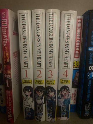 the dangers in my heart volúmenes 1-4 en español