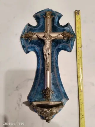 Antica acquasantiera arte sacra inizio 900