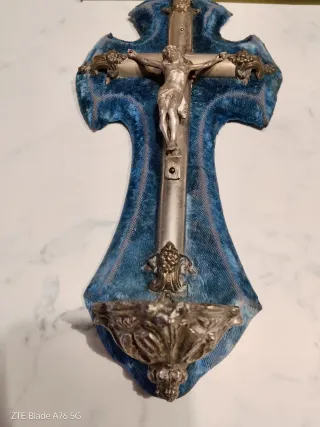 Antica acquasantiera arte sacra inizio 900