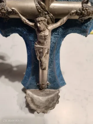 Antica acquasantiera arte sacra inizio 900