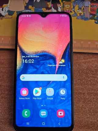 Samsung A10 Negro 2GB 32mb Sin caja ni cargador