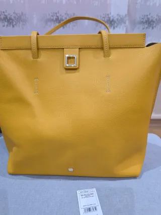 Bolso Purificación García Amarillo  mostaza
