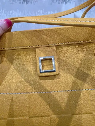 Bolso Purificación García Amarillo  mostaza