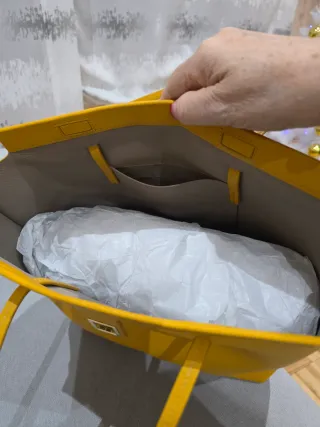 Bolso Purificación García Amarillo  mostaza