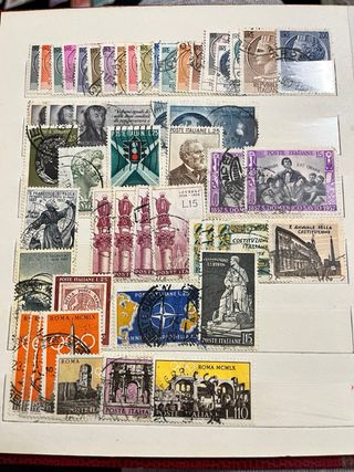francobolli italiani e non anni '20 in poi