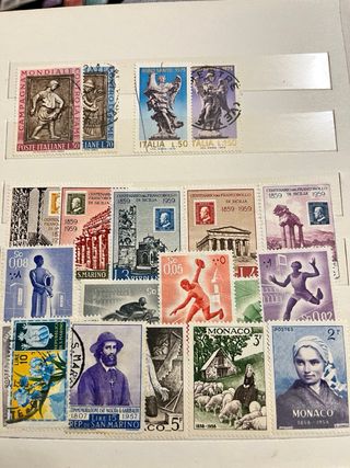 francobolli italiani e non anni '20 in poi