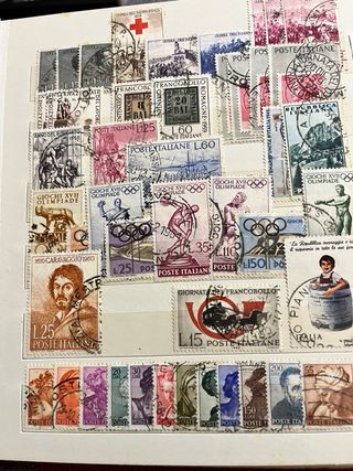 francobolli italiani e non anni '20 in poi