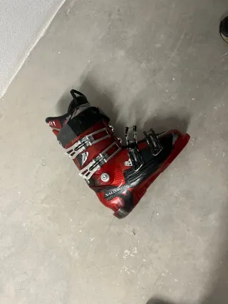 Botas de esquí Salomon rojas