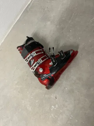 Botas de esquí Salomon rojas