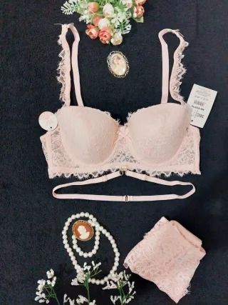 Conjunto Lencería  Encaje 90C