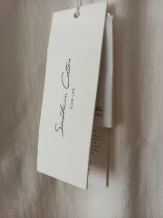 Pantalones algodón loneta blancos NUEVOS