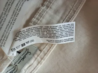 Pantalones algodón loneta blancos NUEVOS