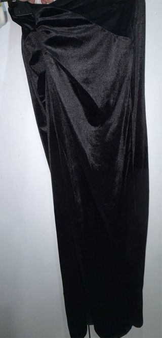 Vestido de fiesta negro largo