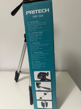 Trípode PRITECH para cámara y móvil