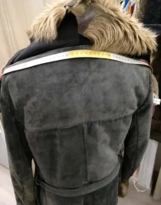 Chaquetón vintage piel